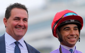 Michael Freedman with Joao Moreira. Photos: Kenneth Chan