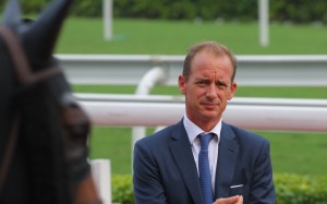 Richard Gibson looks over Rattan after one of his wins. Photos: Kenneth Chan
