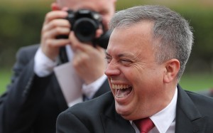 Caspar Fownes after Southern Legend won on Derby Day, Joyful Trinity was third. Photos: Kenneth Chan.