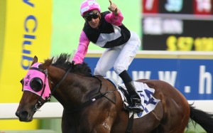 Chad Schofield salutes aboard Win Beauty Win. Photos: Kenneth Chan