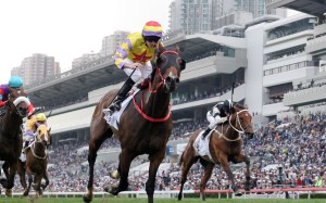 Ping Hai Star wins the Hong Kong Derby. Photos: Kenneth Chan