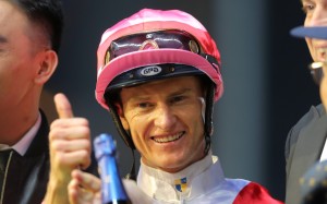 Zac Purton celebrates a winner. Photos: Kenneth Chan