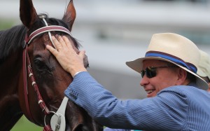 John Moore gives Beauty Generation a pat. Photos: Kenneth Chan