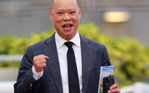 A beaming Chris So after Tianchi Monster’s win at Sha Tin on Sunday. Photos: Kenneth Chan