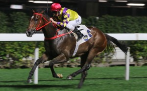 Champion’s Way races clear at Happy Valley under jockey Zac Purton last month. Photos: Kenneth Chan