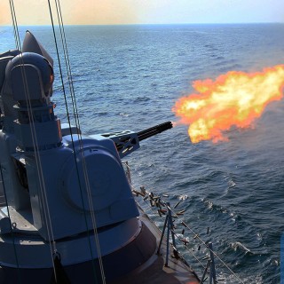Aboard the Guangzhou, a Chinese destroyer built for anti-aircraft defence. Photo: Handout