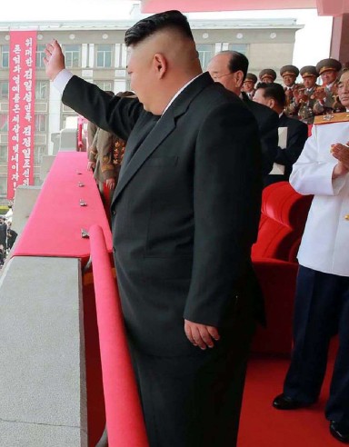 North Korean leader Kim Jong-un in Pyongyang. Analysts say an oil embargo could paralyse Kim’s government. Photo: AFP