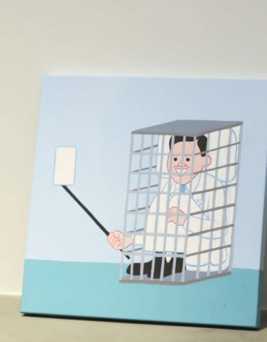 Comic strip artist Joan Cornellà’s Hong Kong exhibition runs from May 6 to May 21 at Space 27 in Quarry Bay. Photo: Nora Tam