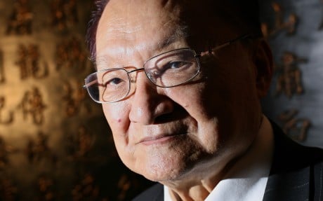Interview with novelist Louis Cha. Photo: Oliver Tsang Interview with novelist Louis Cha. Photo: Oliver Tsang