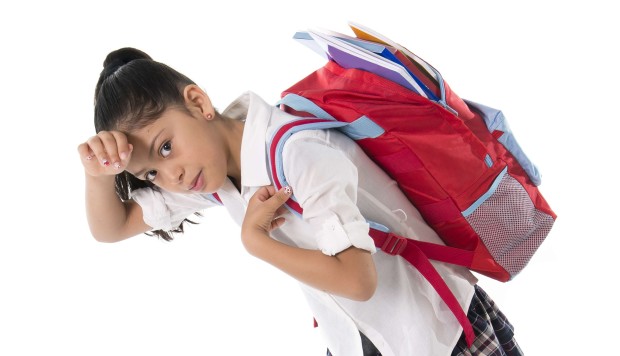 Heavy school bags are burden to students picture