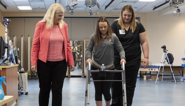 Revolutionary implant helps paralysed patients walk again