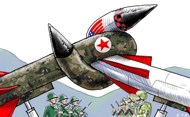 Attempting to denuclearise the Korean peninsula by force would result in a level of carnage that the world has not seen since the second world war. Illustration: Craig Stephens