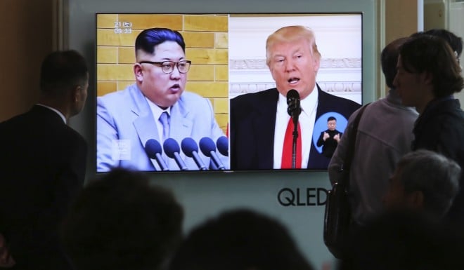 Trump said Tuesday a planned meeting with Kim in Singapore on June 12 could be delayed.
