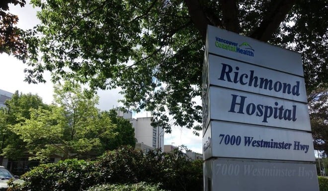 The Richmond Hospital, BC, where the ‘overwhelming majority’ of non-resident mothers say they are Chinese.