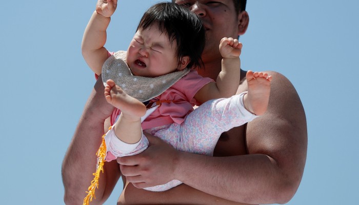 Inside Nakizumo, the baby crying contest where screaming is rewarded ...