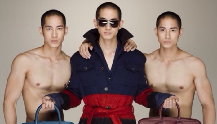 Hunky Chinese Canadian Triplets Make It Big In China Fashion Film With Roles In Jackie Chan Movie And Hollywood Blockbuster South China Morning Post Metrosexual, handsome chinese hunk in white shirt stock. hunky chinese canadian triplets make it