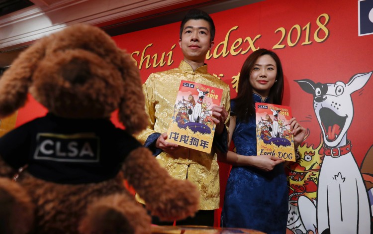 Hong Kong investors' tails will be wagging in Year of the Dog as feng shui predicts solid year for Hang Seng Index