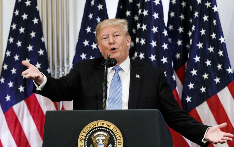 US President Donald Trump could face barriers to his agenda if the Democrats gain control of Congress. Photo: EPA-EFE