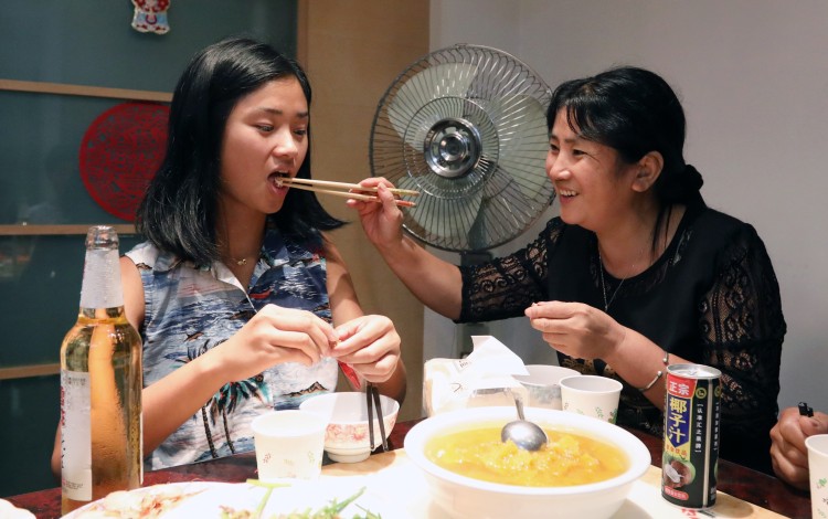 Kati Pohler of Michigan has returned to China and is getting to know her birth family Her emotional reunion with her long-lost Chinese mother, father and sister was watched by millions the world over in a BBC documentary