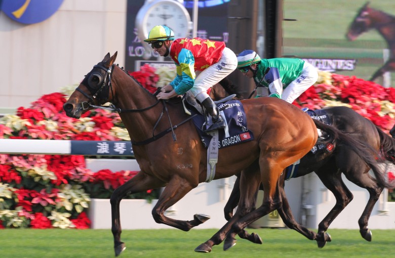 Ambitious Dragon shows who s boss in Hong Kong Mile HK Racing