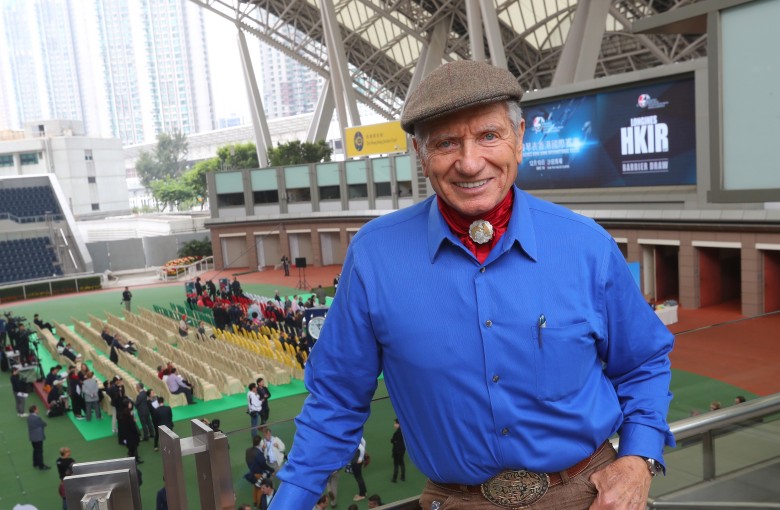 Horse whisperer Monty Roberts at Sha Tin on Thursday. Photos: Kenneth Chan.