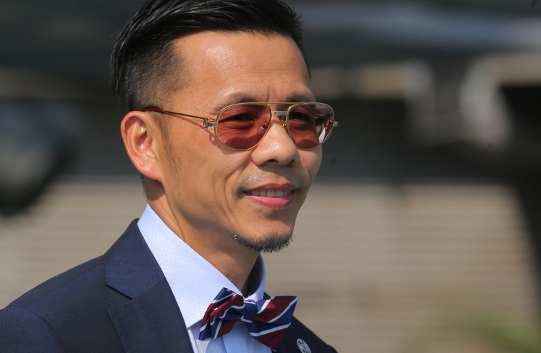 Frankie Lor after another winner. Photos: Kenneth Chan.