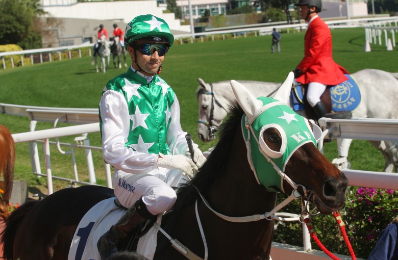 Joao Moreira returns on Pakistan Star after winning the 2016 Griffin Trophy. Photos: Kenneth Chan.