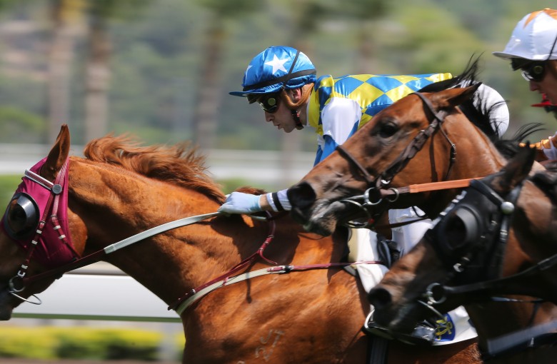 Sam Clipperton guides Solar Patch to victory on debut. Photos: Kenneth Chan