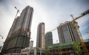 A file picture of residential buildings under construction in Nanjing. Photo: Reuters