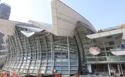 The West Kowloon high-speed rail link terminus under construction. Photo: Felix Wong