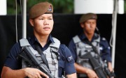 Gurkhas man a checkpoint at the IISS Shangri-La Dialogue in Singapore on June 1. The specialised force is expected to be deployed for the summit between Kim Jong-un and Donald Trump on June 12. Photo: Reuters