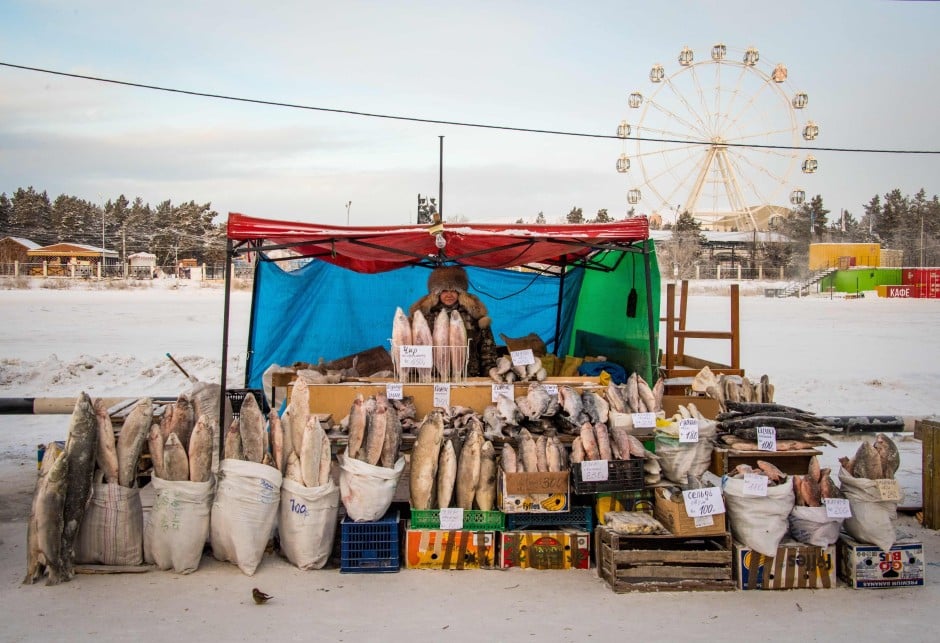 The Market In Yakutsk The Coldest City In The World South China