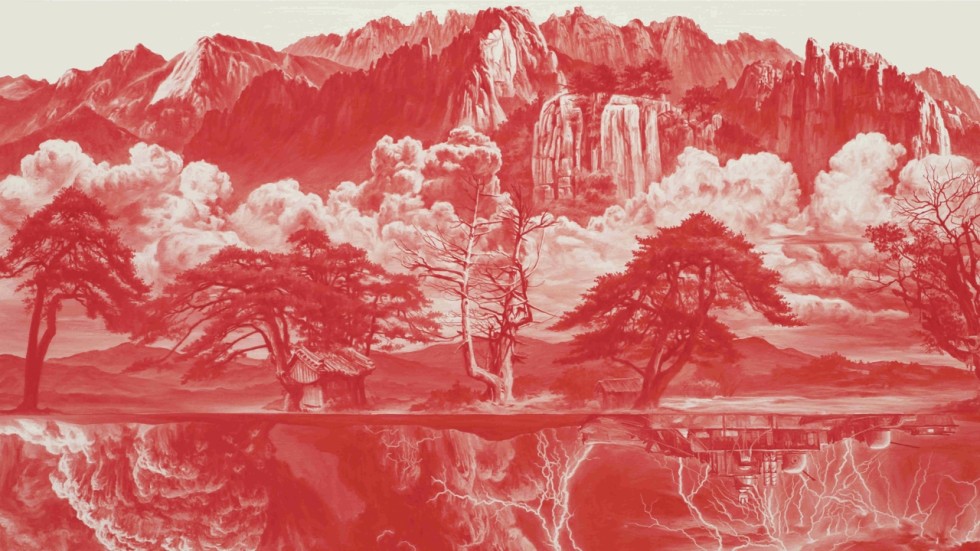 Korean contemporary landscape paintings in Hong Kong show have Chinese