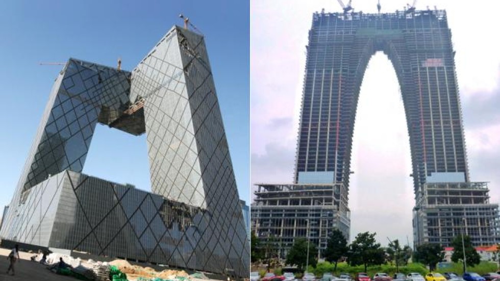 New Suzhou building mocked for looking like a pair of trousers | South