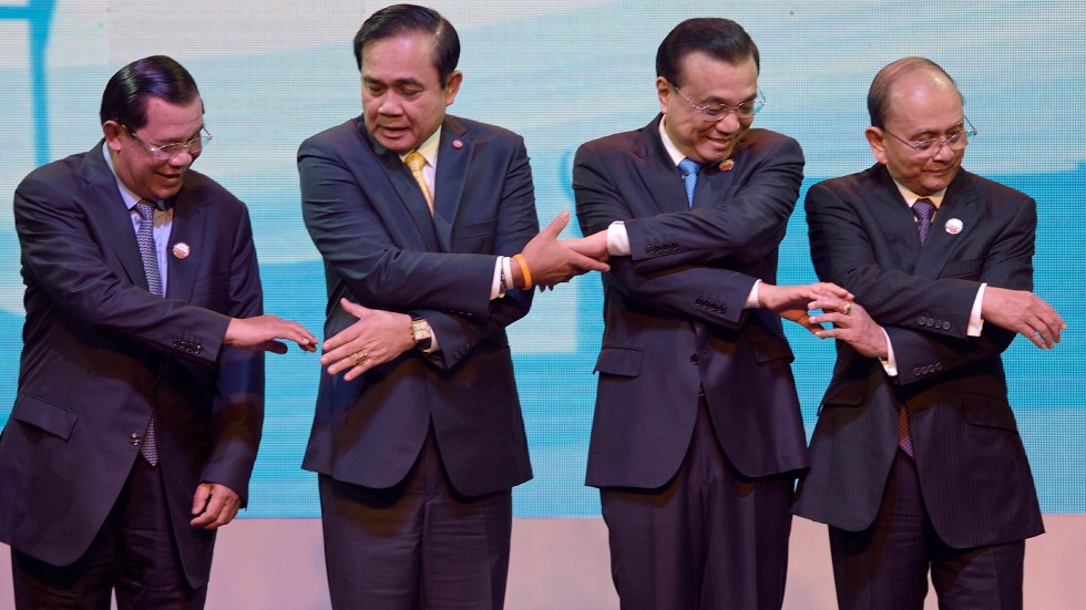 Premier Li Keqiang meeting with leaders of Thailand, Cambodia and Myanmar in Bangkok in December last year. Image: AFP Premier Li Keqiang meeting with leaders of Thailand, Cambodia and Myanmar in Bangkok in December last year. Image: AFP