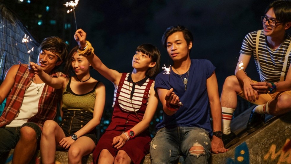 From left: Kyle Li, Mary Ma, Angela Yuen, Sean Pang and King Wu in the film Our Seventeen (category IIB; Cantonese, Putonghua), directed by Emily Chan.