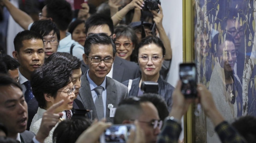 carrie lam defends chinese minister