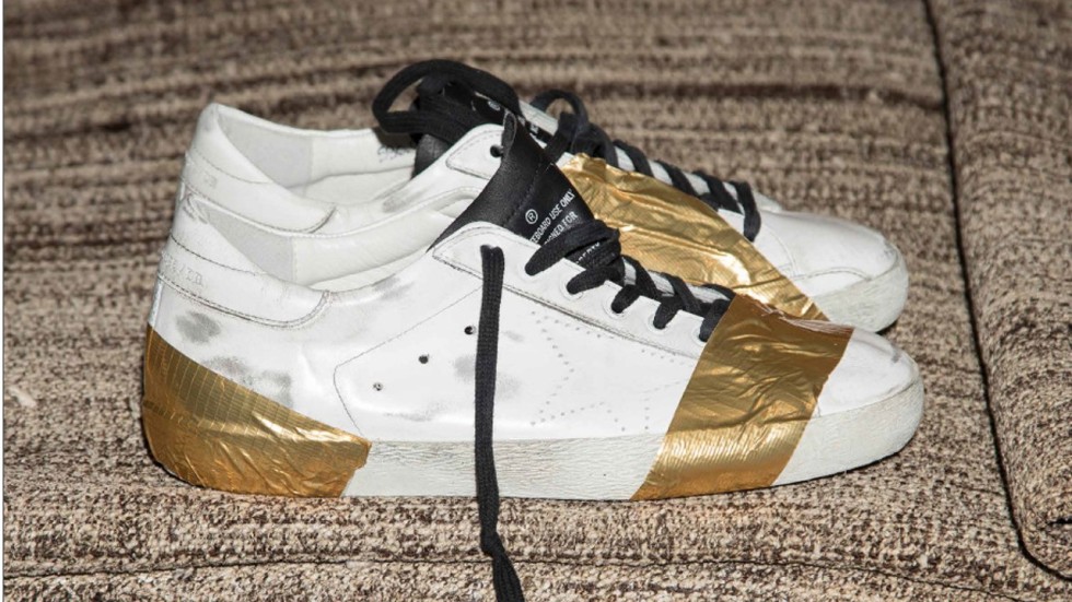 sneakers golden