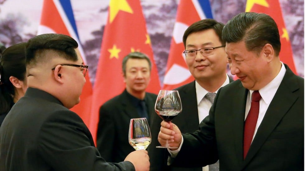 Image result for Kim Jong Un having a meeting with Xi Jinping in the northern part of China