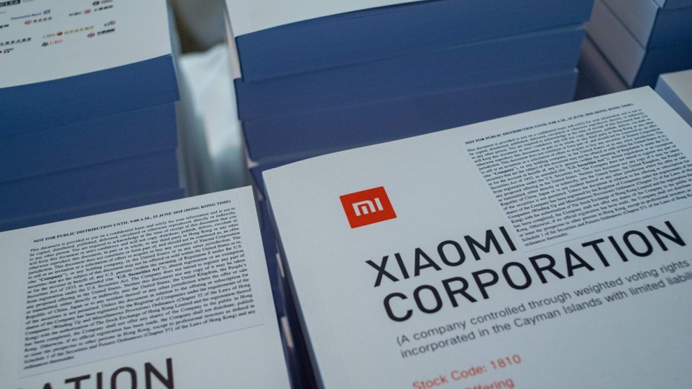 Xiaomi ipo price range