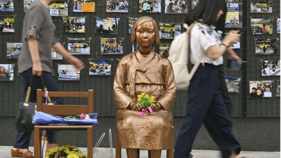 South Korea Unveils Monument For Wartime Sex Slaves South China Morning Post