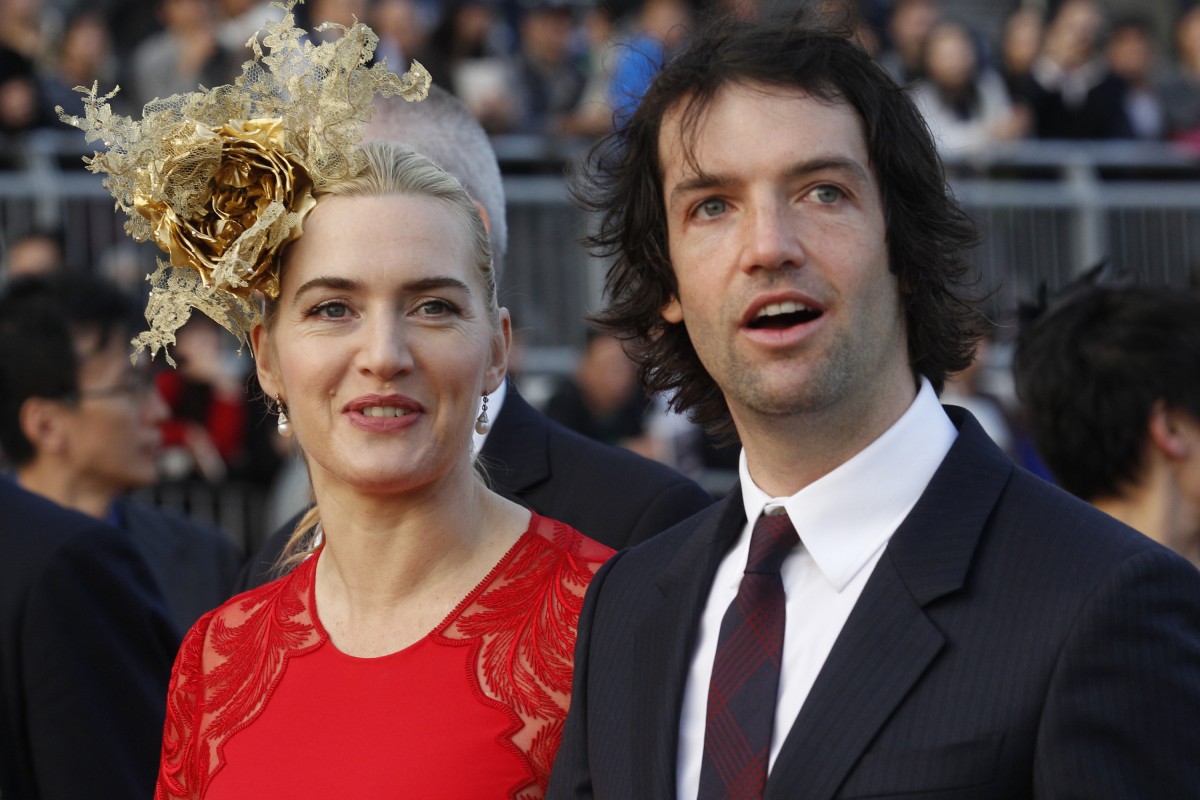 Kate Winslet arrives with her boyfriend Ned Rocknroll. Photo: AP