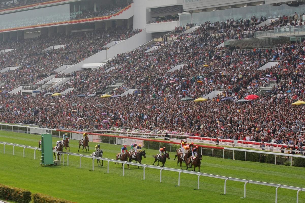 More than 110,000 fans packed Sha Tin on Tuesday for the Lunar New Year meeting. Photo: Kenneth Chan