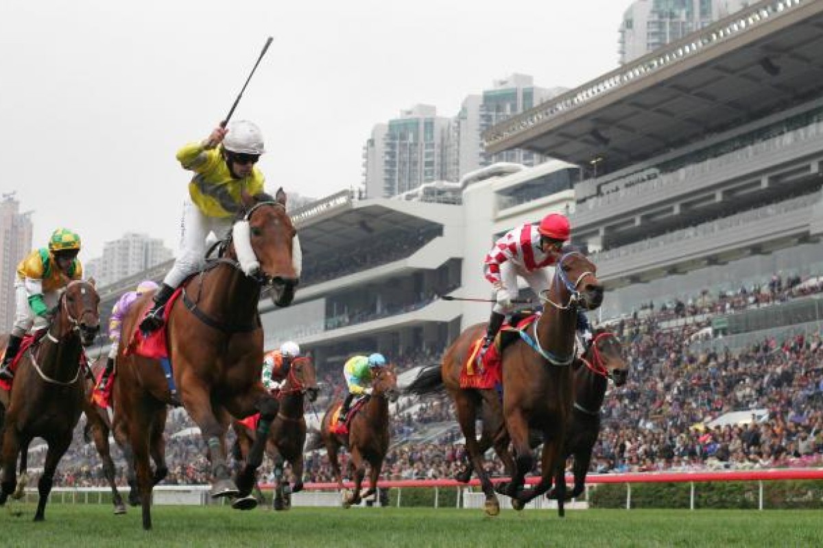 Lucky Nine (right) ran second to Joy And Fun last year but can go one better tomorrow, says Caspar Fownes. Photo: Kenneth Chan