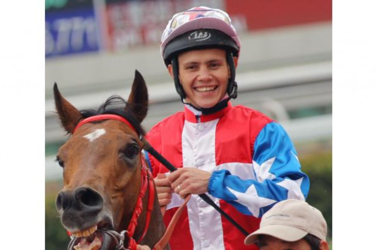 Richard Fourie is all smiles after Creative Union's win. Photo: Kenneth Chan