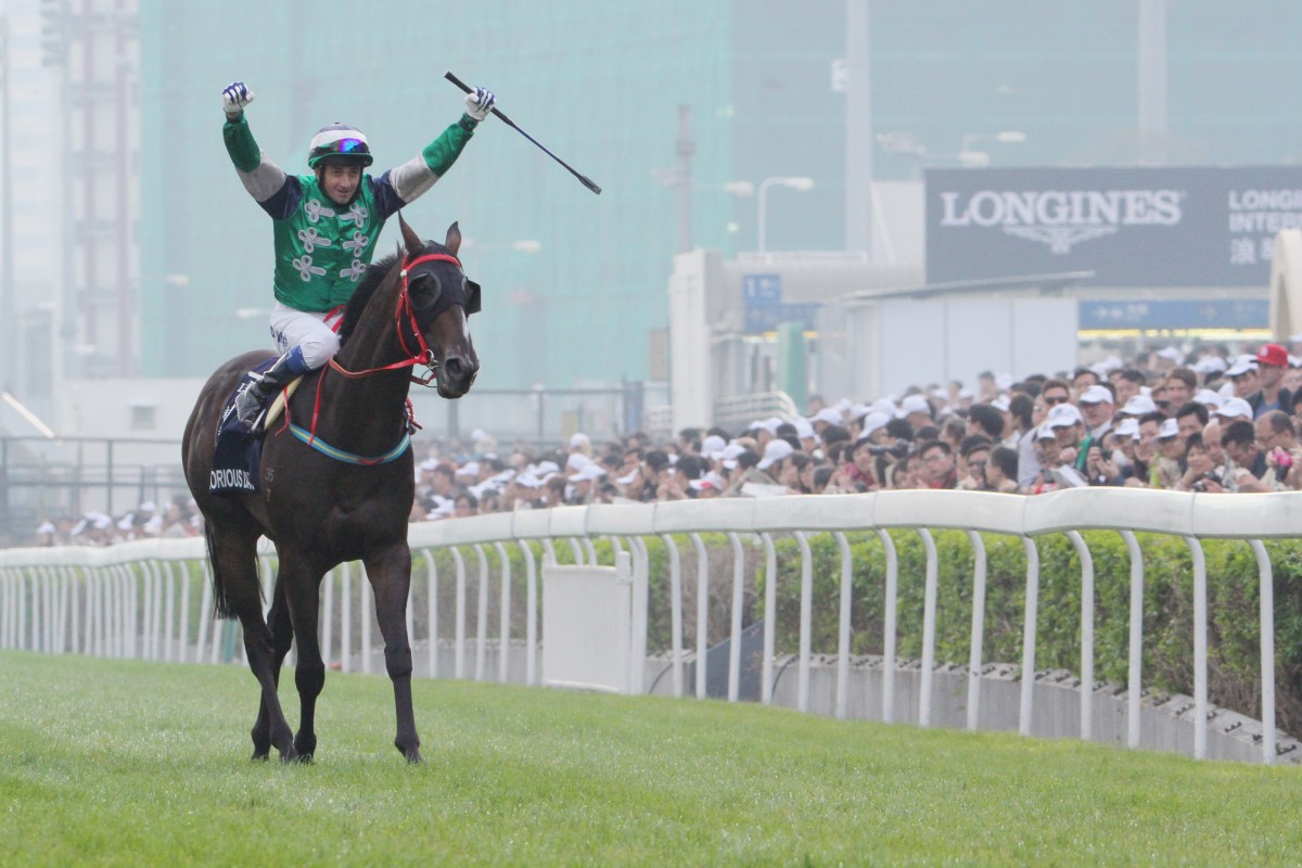 Hong Kong Mile winner Glorious Days is eyeing victory in Sunday's Stewards' Cup. Photo: Kenneth Chan