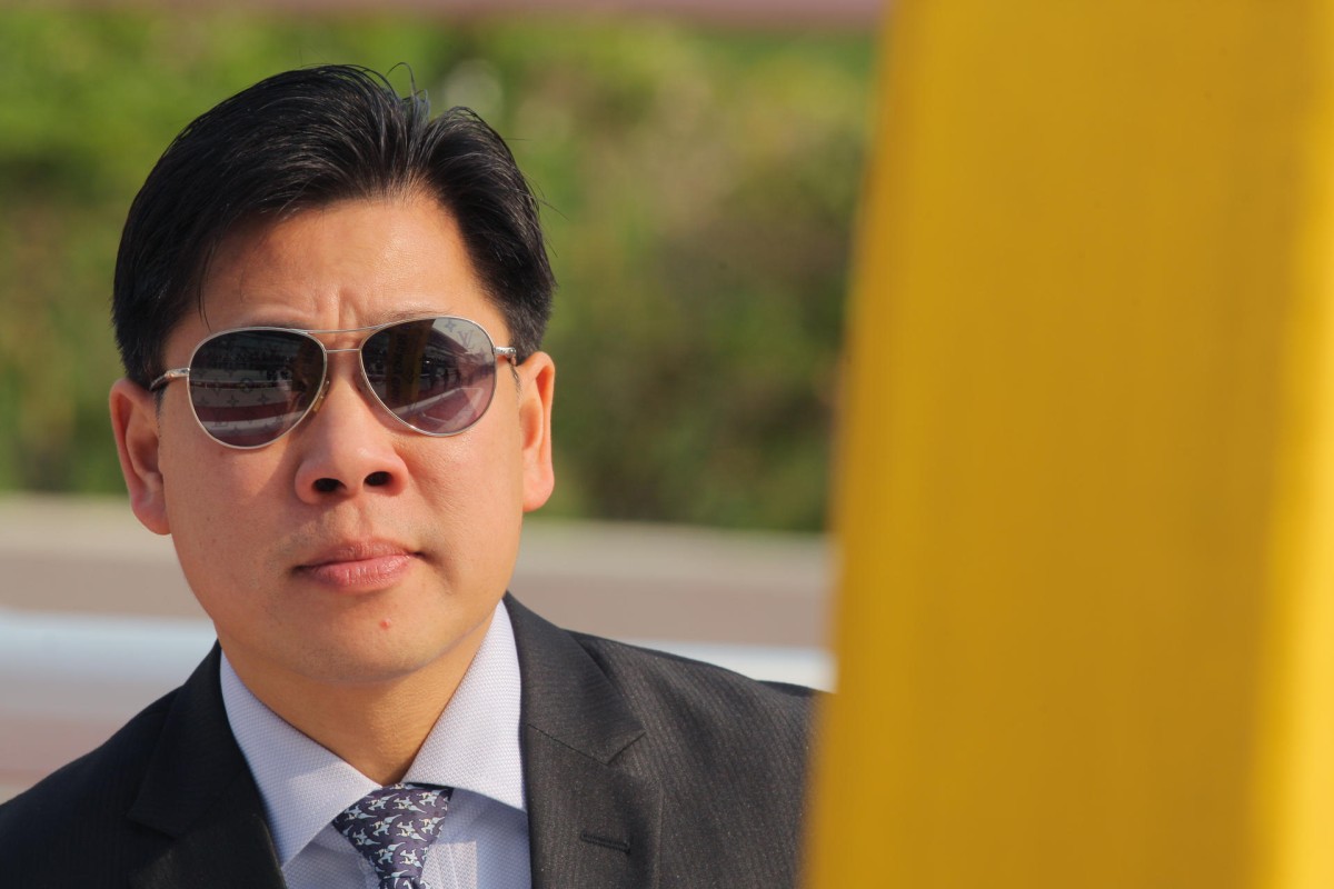 Dennis Yip looks to have a smart horse in Secret Weapon. Photo: Kenneth Chan.