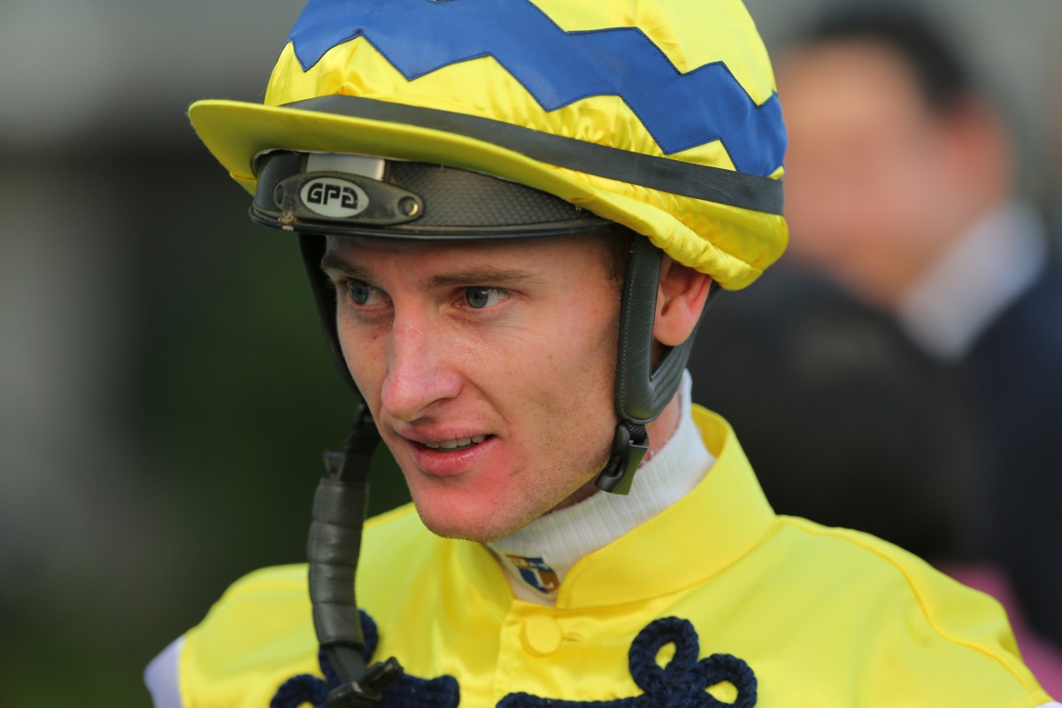 Zac Purton, pictured at Sha Tin recently, won the Caulfield Cup aboard Japanese galloper Admire Rakti. Photo: Kenneth Chan