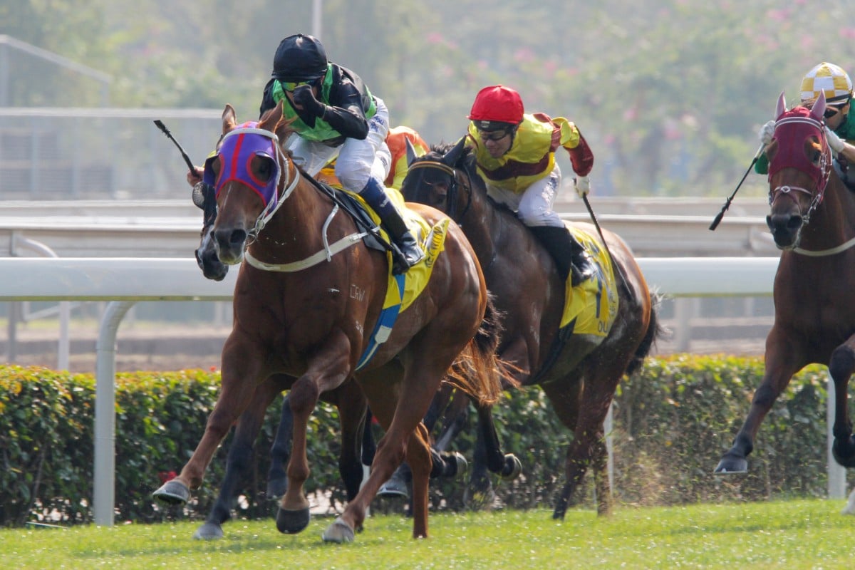Key Witness races away to score a dominant and well-deserved victory, stirring up memories of past champion sprinter Silent Witness as the Hong Kong Jockey Club celebrates 130 years. Photo: Kenneth Chan