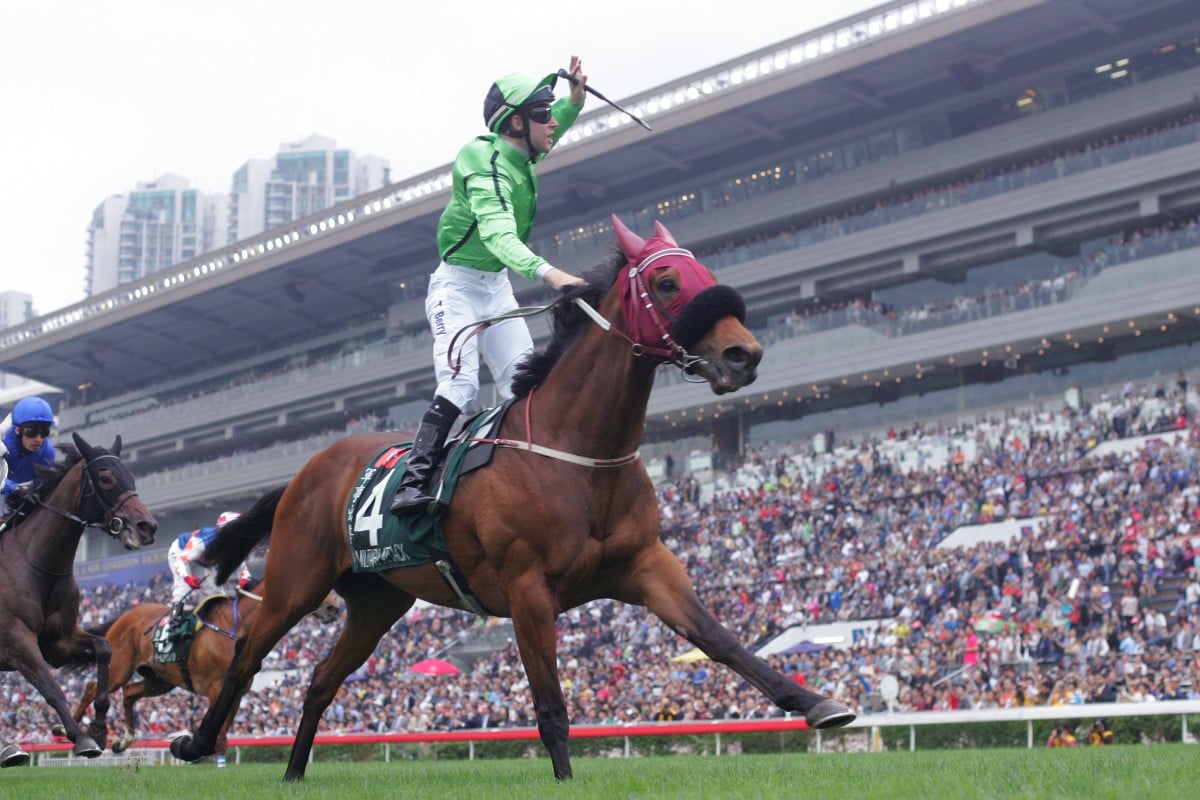 Military Attack was the topweight for Saturday's Centenary Vase. Photo: Kenneth Chan